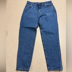 Pull&Bear Straight-Leg Women's Jeans - Blue Denim